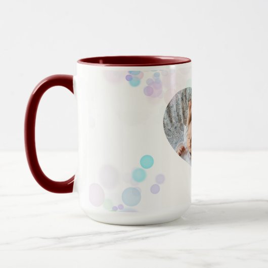 Mug Vue à l'intérieur de mon coeur aimé portrait (Gauche)