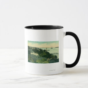 Mug Vue aérienne d'Antioch et de Rio San Joaquin