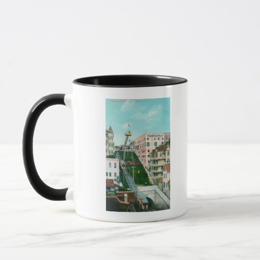 Mug Vue aérienne de Angels Flight Trolley (Gauche)