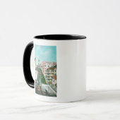 Mug Vue aérienne de Angels Flight Trolley (Devant gauche)