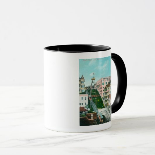 Mug Vue aérienne de Angels Flight Trolley (Devant droit)