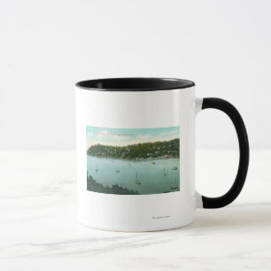 Mug Vue aérienne de Bay Belvedere, CA