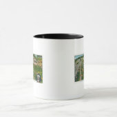 Mug Vue aérienne de Burbanks Ferme expérimentale (Centre)