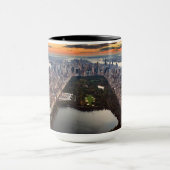 Mug Vue aérienne de Central Park au coucher du soleil (Centre)