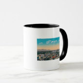 Mug Vue aérienne de CityCoeur d'Alene, ID (Devant droit)