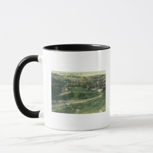 Mug Vue aérienne de CitySutter Creek, CA (Gauche)
