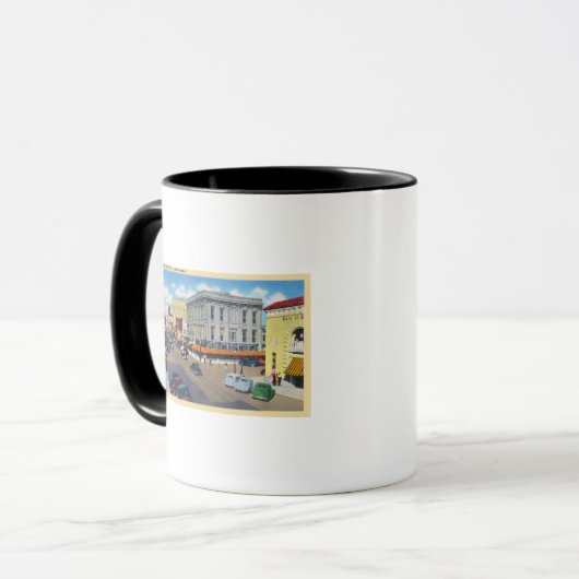 Mug Vue aérienne de D Street (Devant gauche)