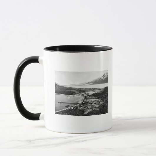 Mug Vue aérienne de Haines, Alaska (Gauche)