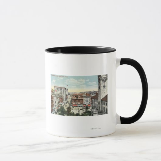 Mug Vue aérienne de Harrington Corner (Droite)