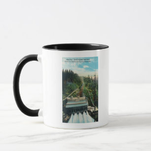 Mug Vue aérienne de la centrale d'électron