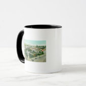 Mug Vue aérienne de la City PlazaHealdsburg, CA (Devant gauche)
