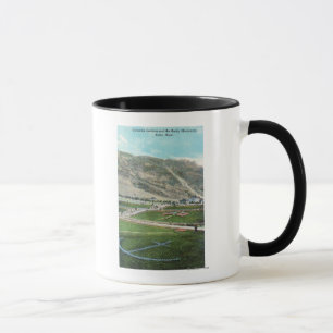 Mug Vue aérienne de la Colombie GardensButte, la TA