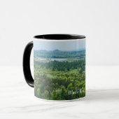 Mug Vue aérienne de la forêt de Black River State (Devant gauche)
