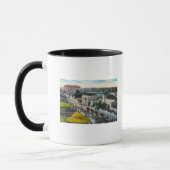 Mug Vue aérienne de la plage PikeLong, CA (Gauche)