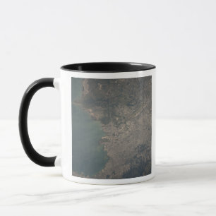 Mug Vue aérienne de la région de Port-au-Prince d'Haït
