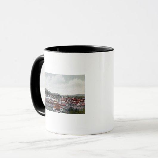 Mug Vue aérienne de la ville (Devant gauche)