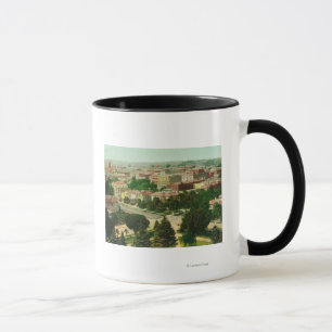 Mug Vue aérienne de la ville