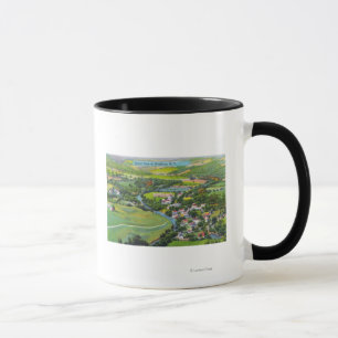 Mug Vue aérienne de la ville