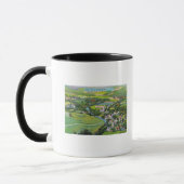 Mug Vue aérienne de la ville (Gauche)