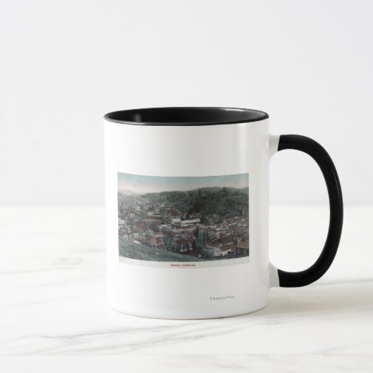 Mug Vue aérienne de la ville # 2Sonora, CA (Droite)