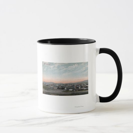 Mug Vue aérienne de la ville 4 (Droite)
