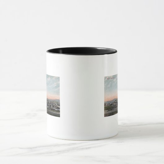 Mug Vue aérienne de la ville 4 (Centre)