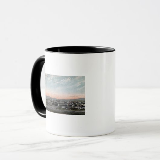 Mug Vue aérienne de la ville 4 (Devant gauche)