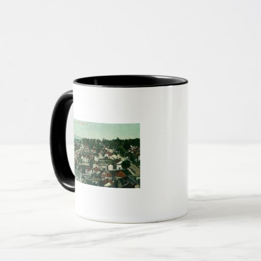 Mug Vue aérienne de la ville 4 (Devant gauche)