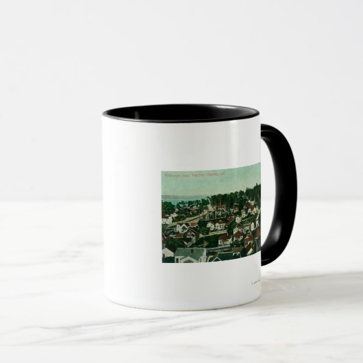 Mug Vue aérienne de la ville 4 (Devant droit)