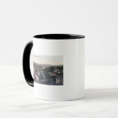 Mug Vue aérienne de la ville de Santa Rosa, CA (Devant gauche)