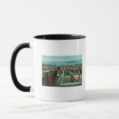 Mug Vue aérienne de la ville depuis l'édifice de l'app (Gauche)