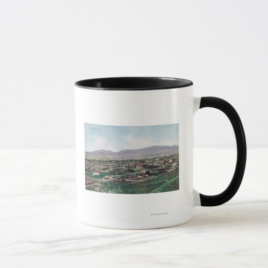 Mug Vue aérienne de la ville depuis les collines (Droite)