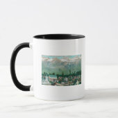 Mug Vue aérienne de la zone résidante de la ville (Gauche)