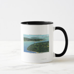 Mug Vue aérienne de l'entrée saine de Somes