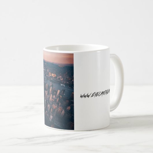 Mug Vue aérienne de NYC (Devant droit)