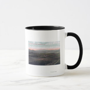 Mug Vue aérienne de ranch de Boston dans le comté de