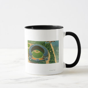 Mug Vue aérienne de StadiumCleveland municipal, OH