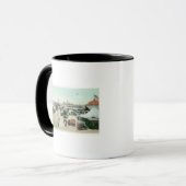 Mug Vue aérienne de Tent City et Amusement Plaza (Devant gauche)