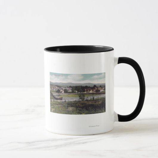 Mug Vue aérienne de TownAlturas, CA (Droite)