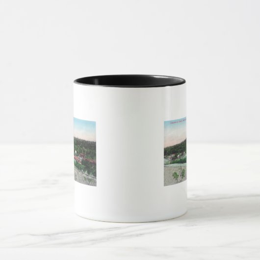 Mug Vue aérienne de TownKnowles, CA (Centre)