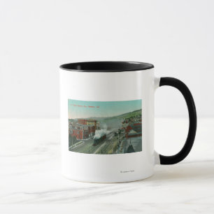 Mug Vue aérienne de train de PS d'avenue de Shattuck