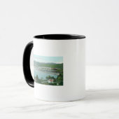 Mug Vue aérienne des banques de soufre Mine de Quicksi (Devant gauche)