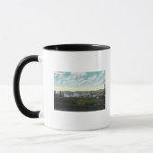 Mug Vue aérienne des champs pétrolifères du camp 27Coa (Gauche)