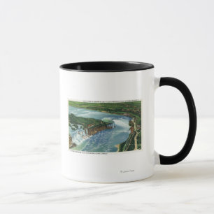 Mug Vue aérienne des chutes du Niagara entières 2