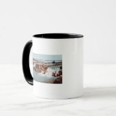 Mug Vue aérienne des chutes et du pont (Devant gauche)