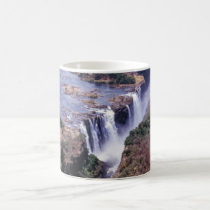Mug Vue aérienne des chutes Victoria - Zimbabwe, Afriq