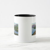 Mug Vue aérienne des lacs Placid et miroir (Centre)