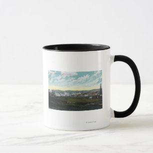 Mug Vue aérienne d'huile FieldsCoalinga, CA du camp 2