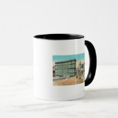 Mug Vue aérienne du bâtiment des inondations (Devant droit)