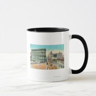 Mug Vue aérienne du bâtiment d'inondation